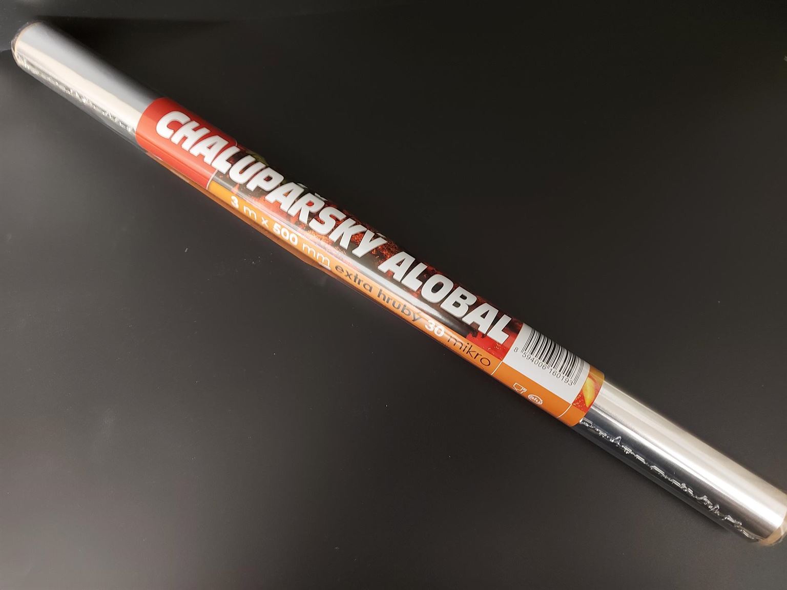 Alobal (hliníková fólie) chalupářský 3 m, 50 cm, 30 mic - Obrázek 2