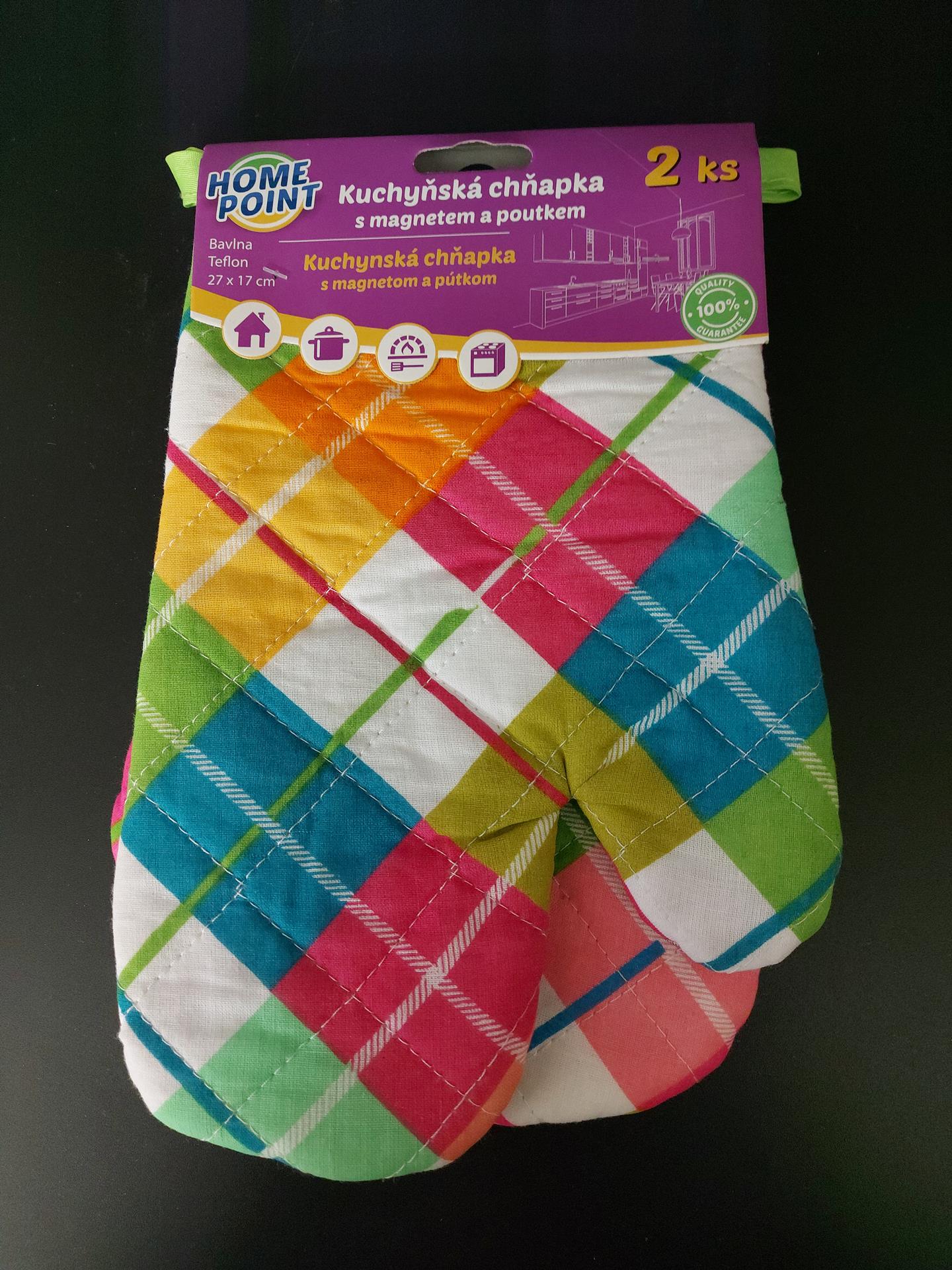 Kuchyňské chňapky s teflonem a magnetem 27x17 cm - Obrázek 4