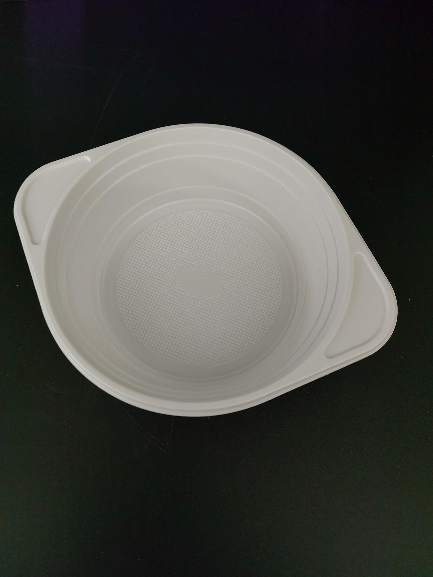 Miska plastová PP na polévku bílá 500 ml (100 ks)