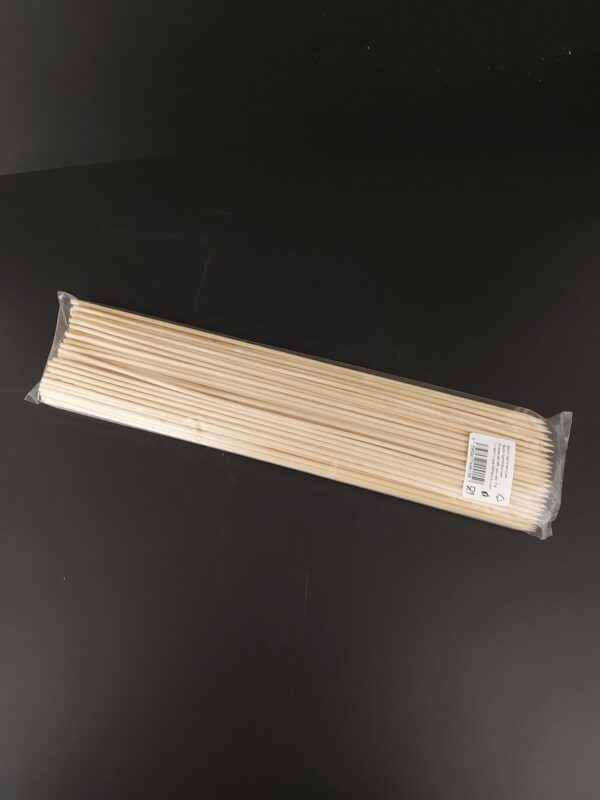 Špejle dřevěné hrocené uzenářské 30 cm (100 ks)