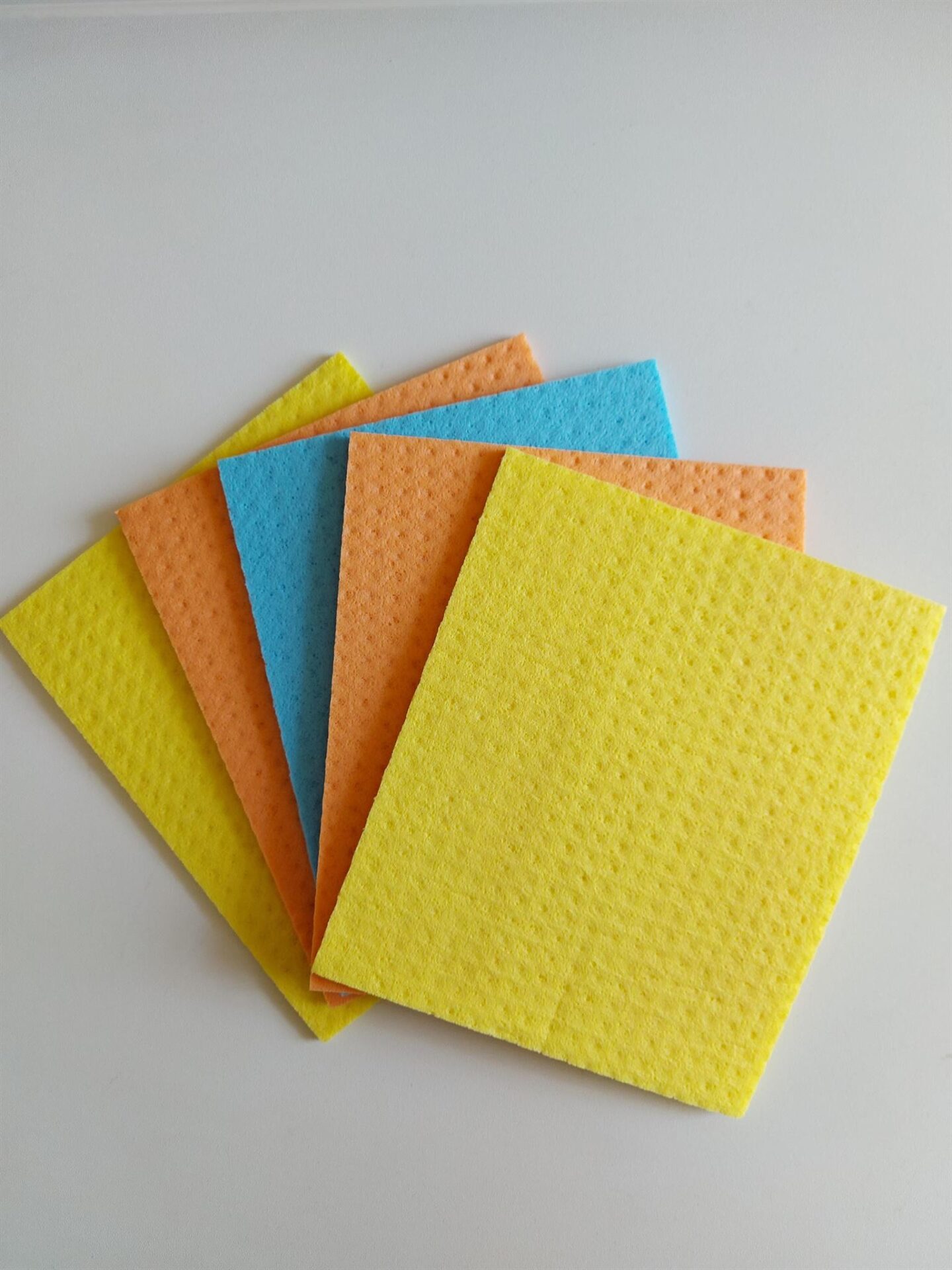 Utěrky houbové mix barev 18x15 cm (5 ks)