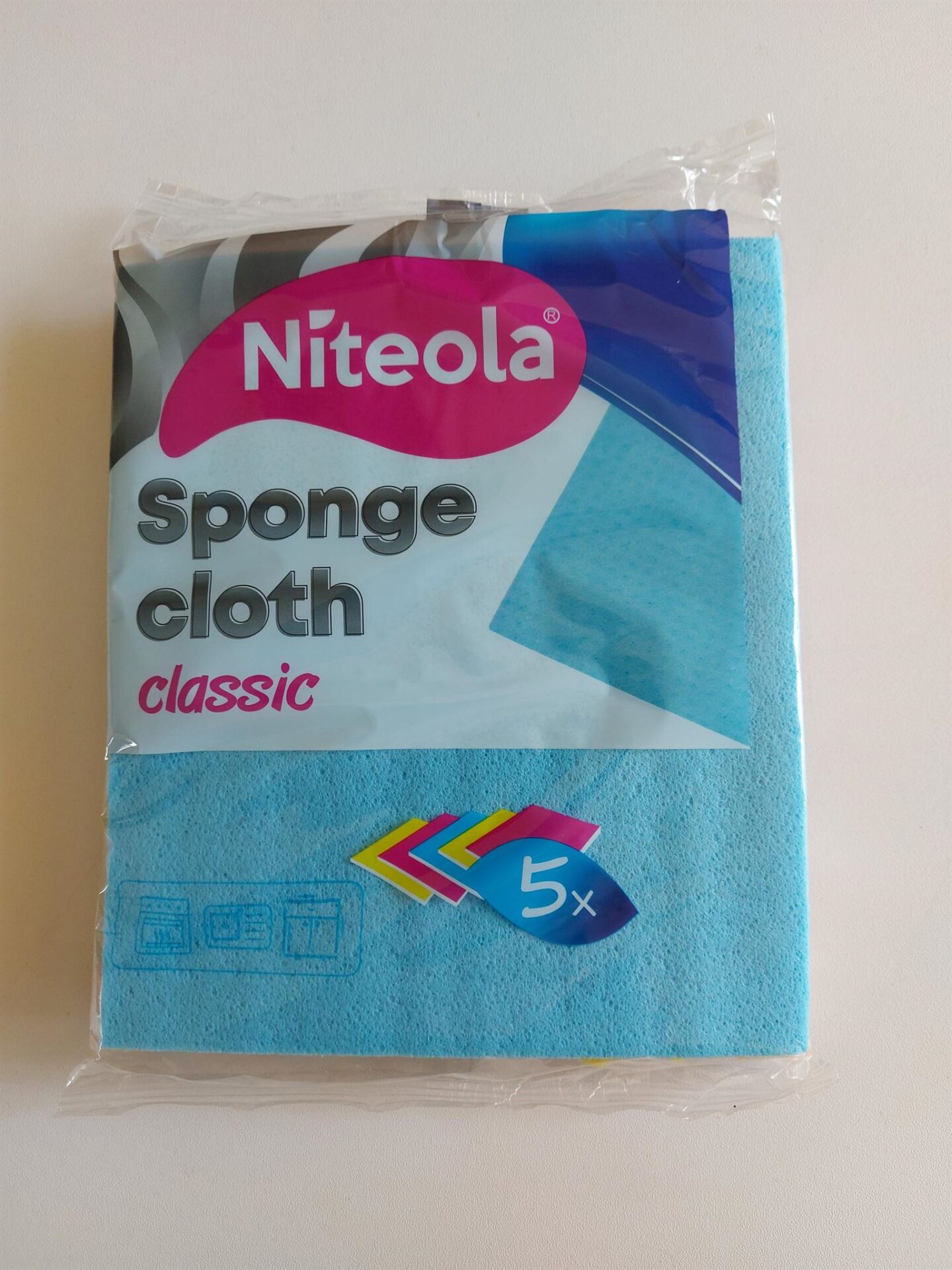 Utěrky houbové mix barev 18x15 cm (5 ks) - Obrázek 3