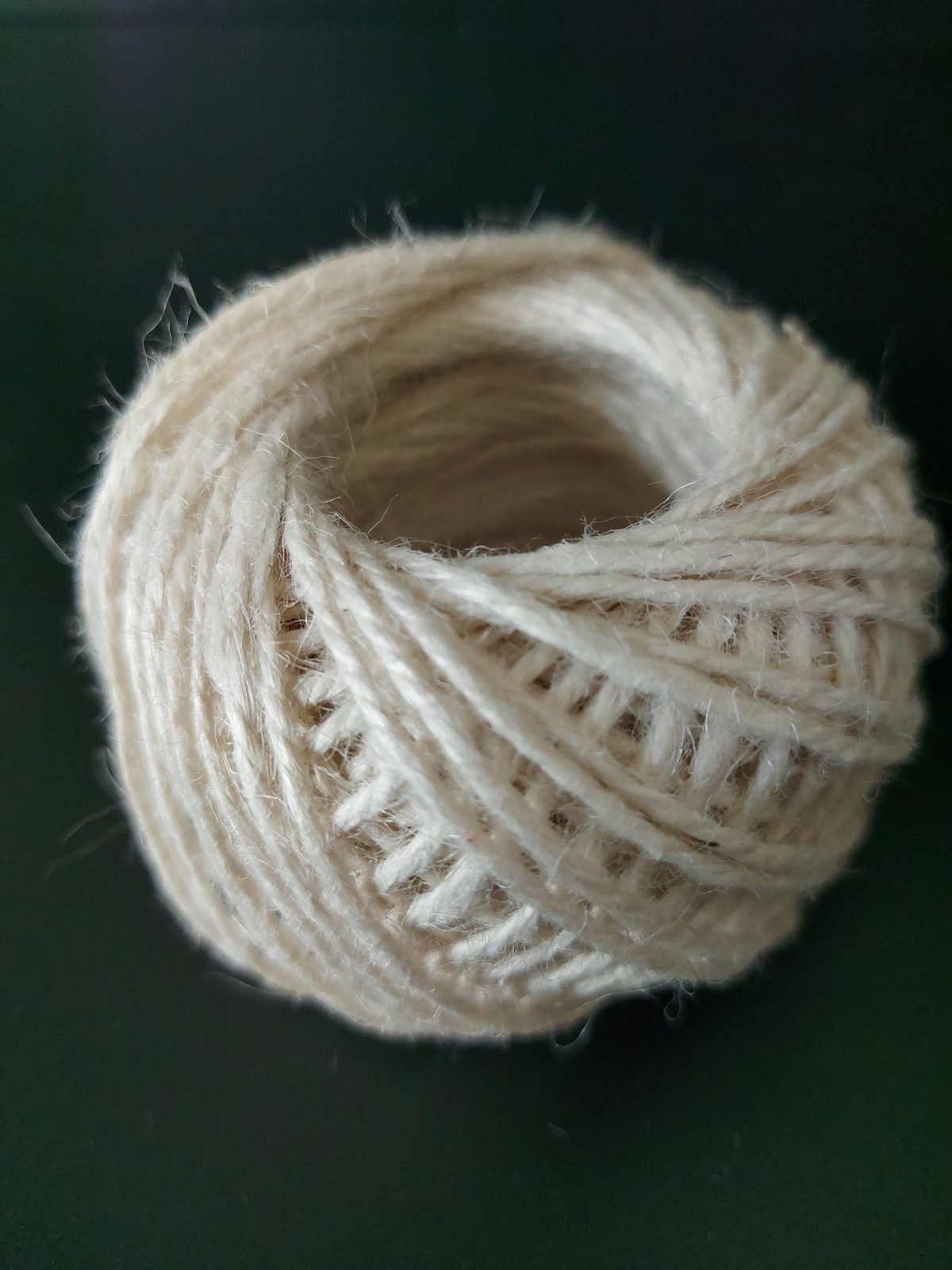 Jutový provázek režná světlá 47g