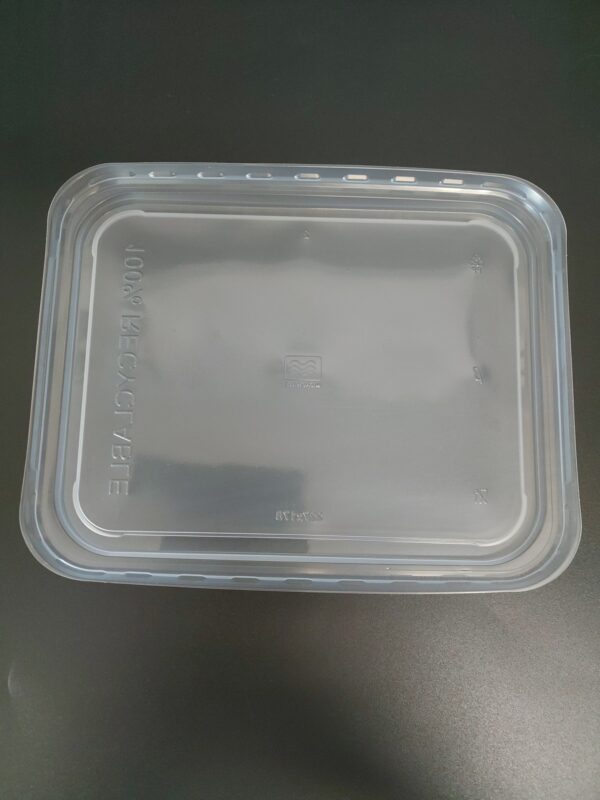 Víčko PP hranaté 234x185x18 mm na zatavovací misky 227x178 mm (25 ks) - Obrázek 2