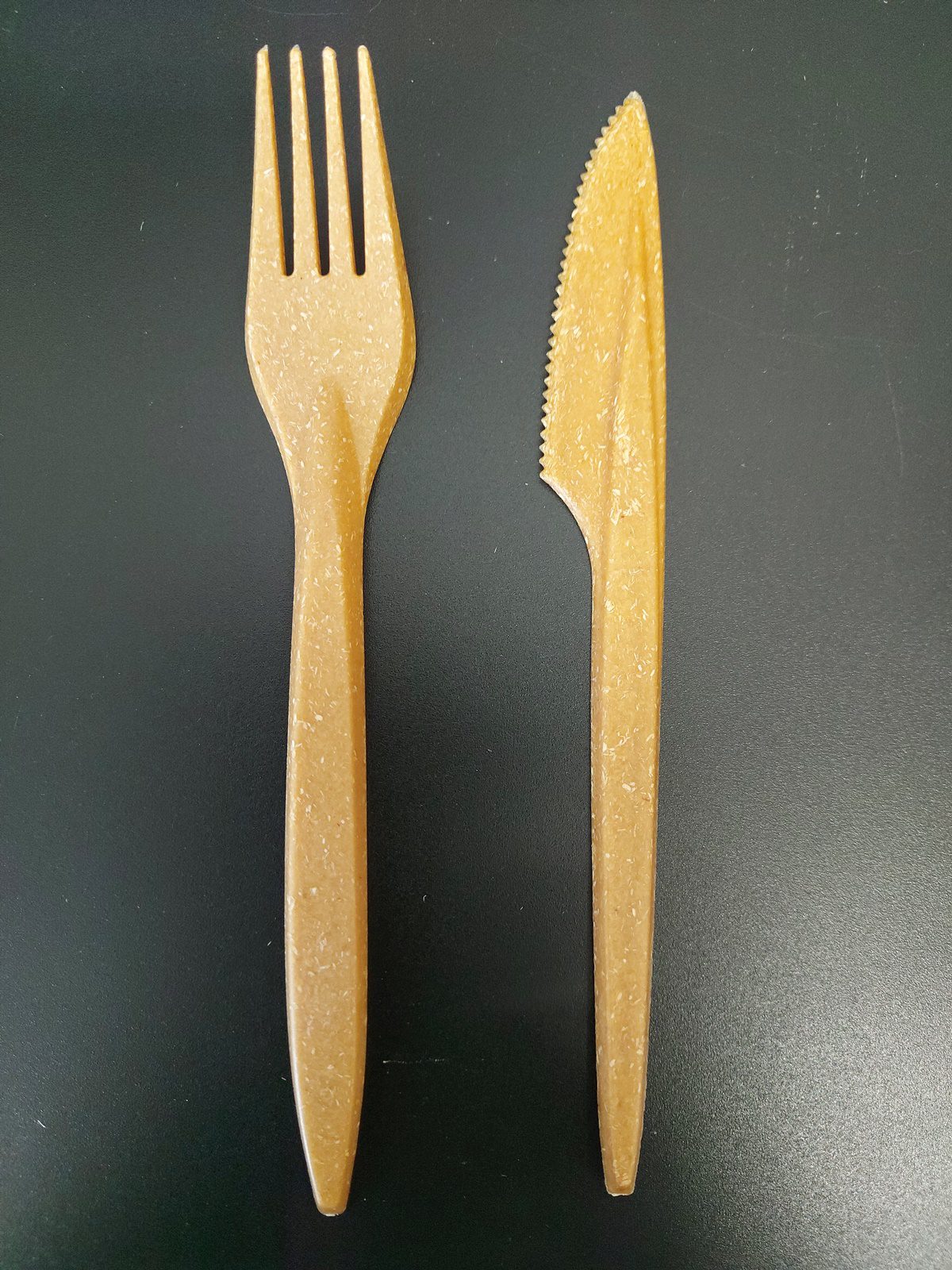 Vidlička eko kompozit dřevo/plast WPC 18 cm (100 ks) - Obrázek 4