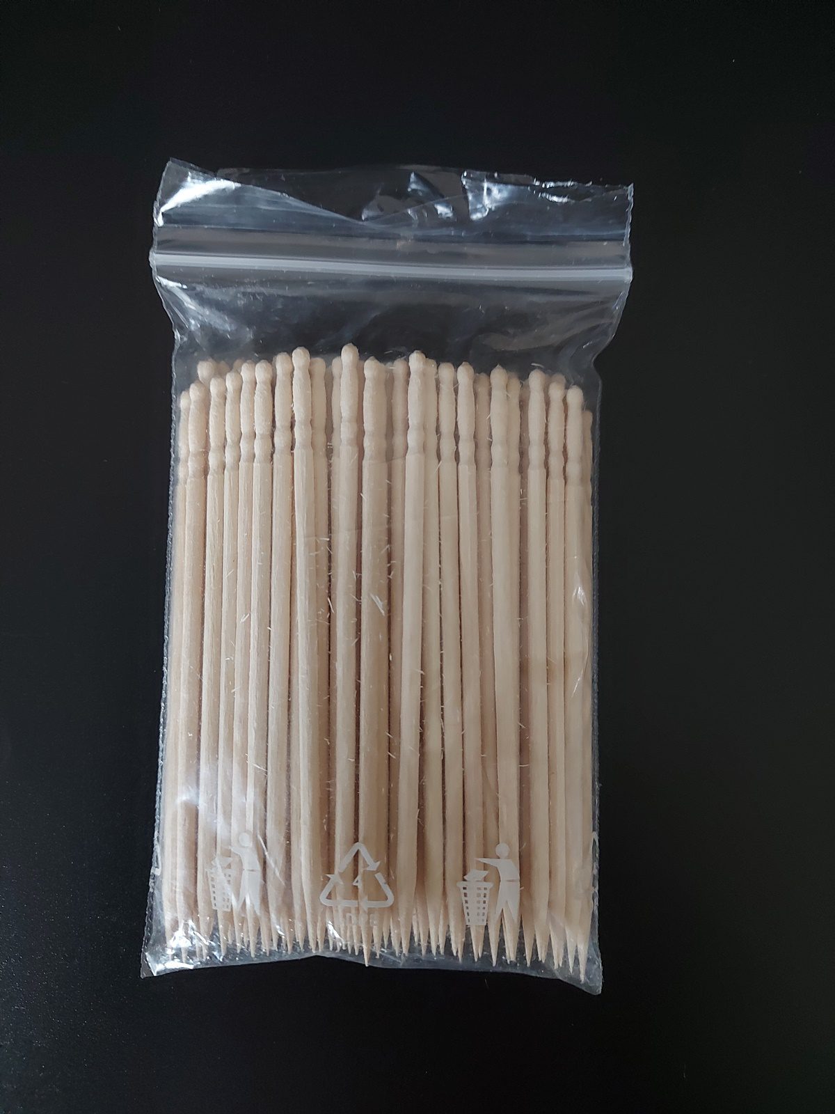 Napichovátko dřevěné 9,5 cm (100 ks) - Obrázek 2