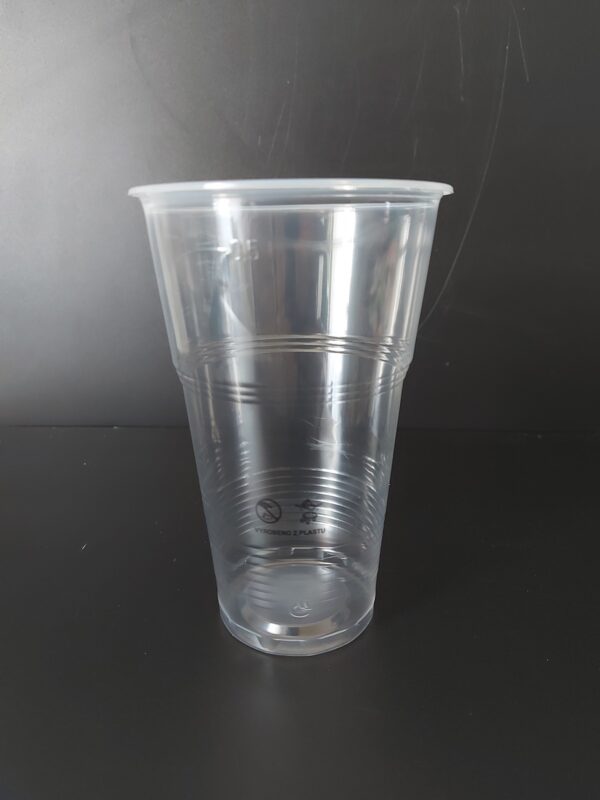 Kelímek plastový PET 0,5 l, transparentní (50 ks) - Obrázek 2
