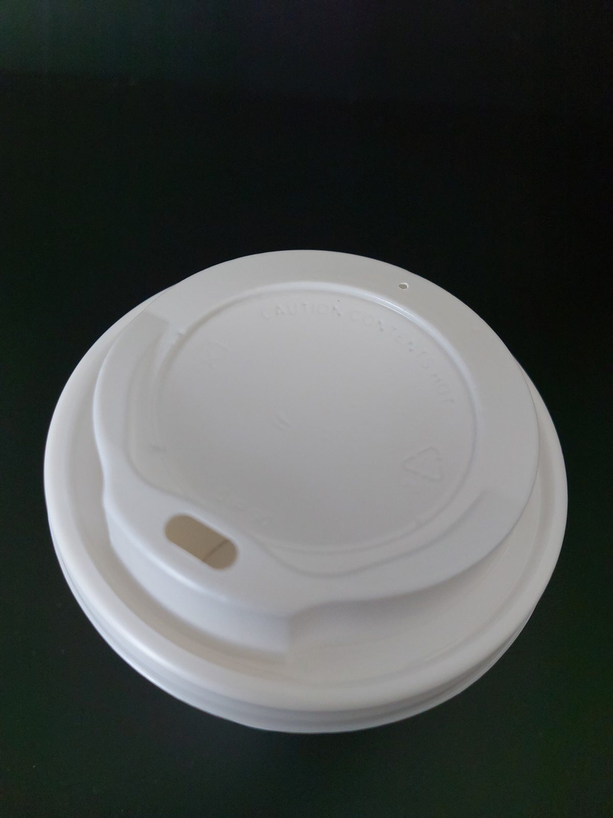 Víčko PS na kelímky CTG bílé, průměr 90 mm (100 ks) - Obrázek 2