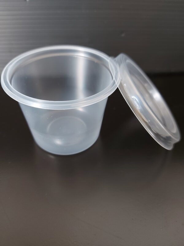 Kelímek plastový PP na dresing kulatý 100 ml, transparentní (100 ks) - Obrázek 3