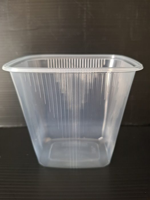 Miska PP hranatá 500 ml transparentní 108x82x104 mm (100 ks)