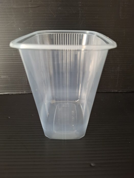 Miska PP hranatá 500 ml transparentní 108x82x104 mm (100 ks) - Obrázek 3